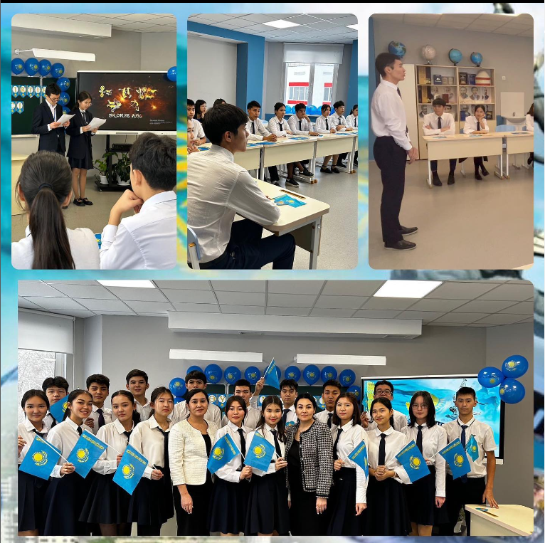 “Тәуелсіздіктің шежіресі” тақырыбында тарихи-танымдық сабағы өтті.