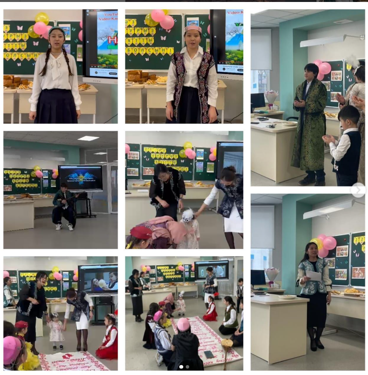 қазақ тілі мен әдебиеті пәні мұғалімдері және 8„В“сынып оқушыларының ұйымдастыруымен «Наурыз-құт-береке бастауы»атты іс-шара өткізілді.