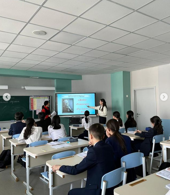 Мұрат Әуезов “Өткірдің жүзі” тақырыбындағы ұрпақтар сабақтасығының танымдық сабағы өтілді.