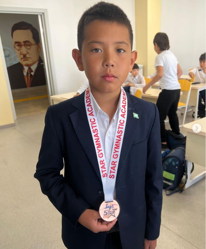 3 «А» сынып оқушысы Дюсембаев Айбар 3-орынды иеленді.